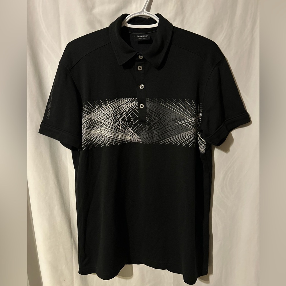 Galvin Green Men’s Black Golf Polo Shirt